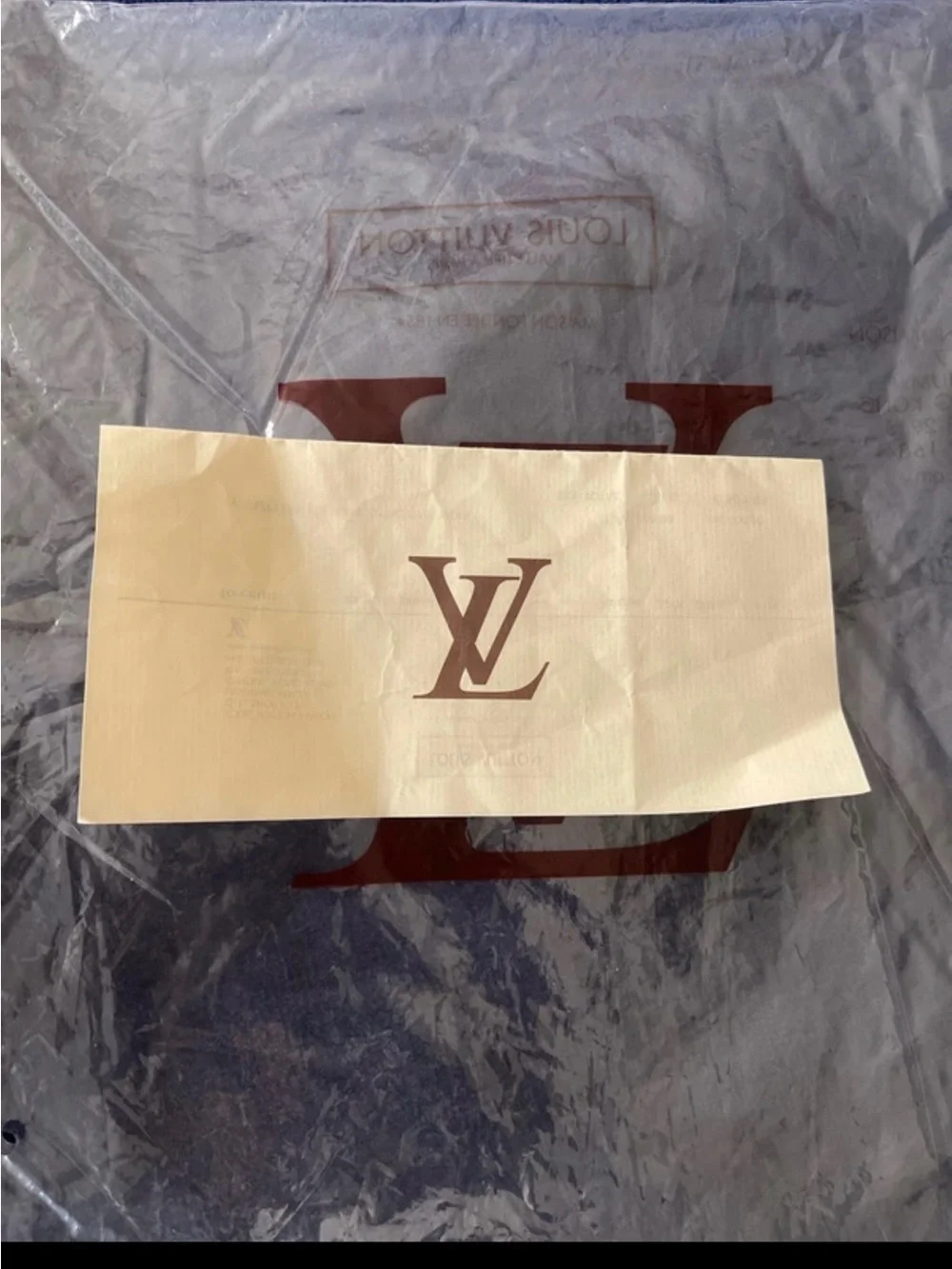 Louis Vuitton Brown and Black Monogram Fringe Scarf